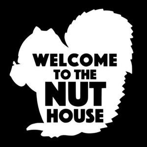 Welcome to the nuthouse bumper sticker 6 inch design
